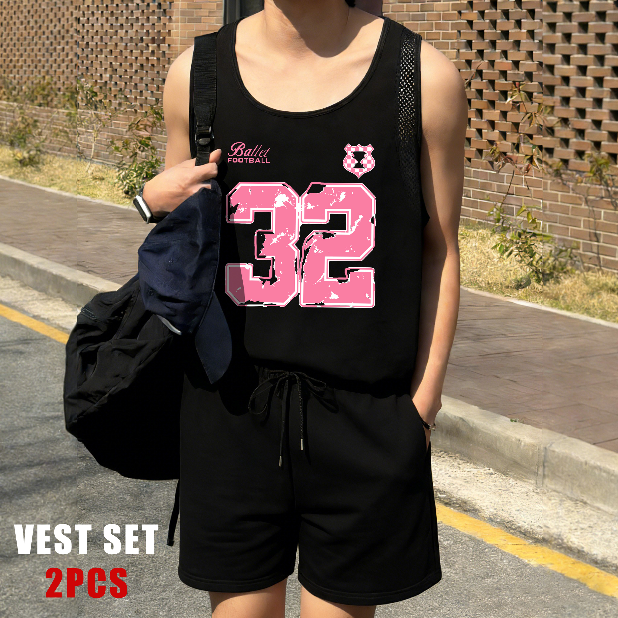 Summer Clothing Vintage - Vintage Styled Number 32 Print Mens