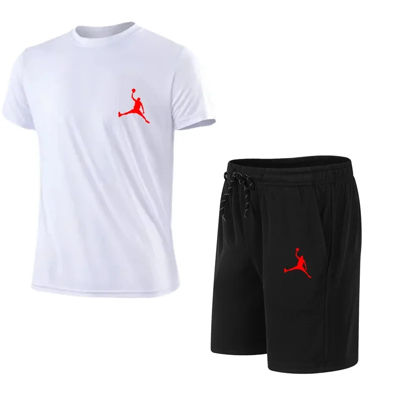 Summer Gym Clothing - Summer Men's Casual Sports Suit Fashion