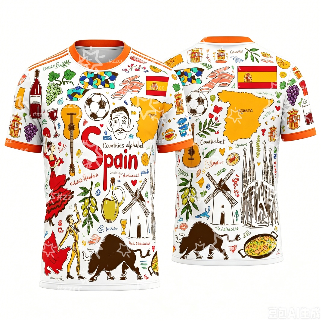 Summer Clothing In Spanish - 2026 Spanish football jersey Spanish style