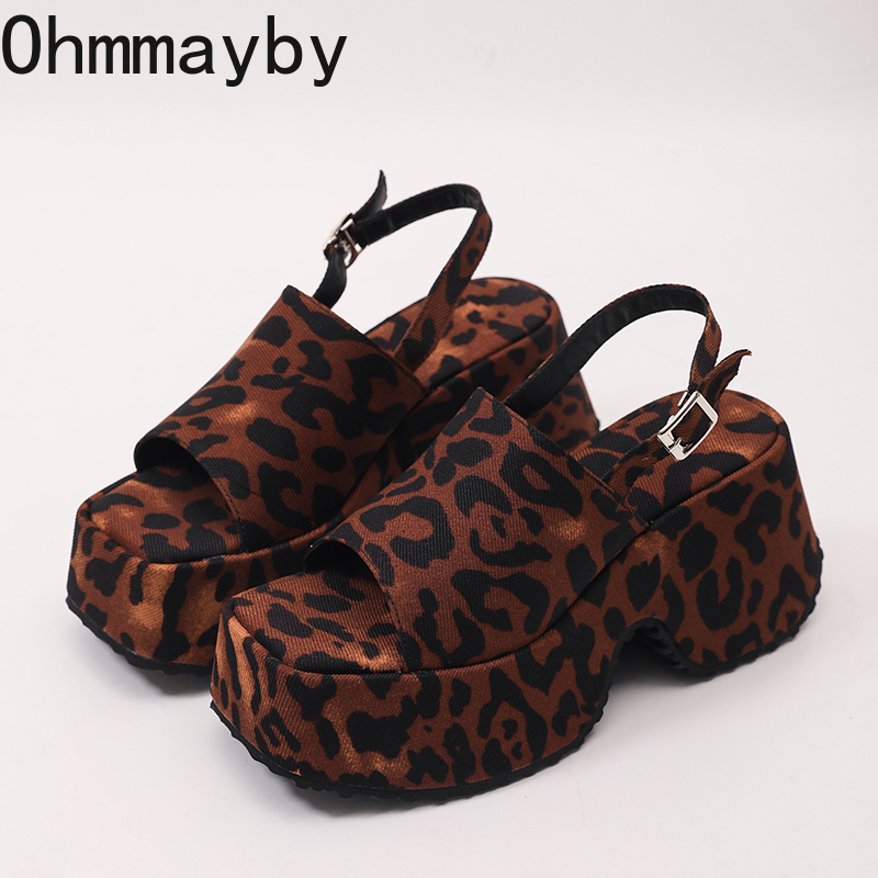 Summer Clothing Sale - 2026 New Summer Women Leopard Platform