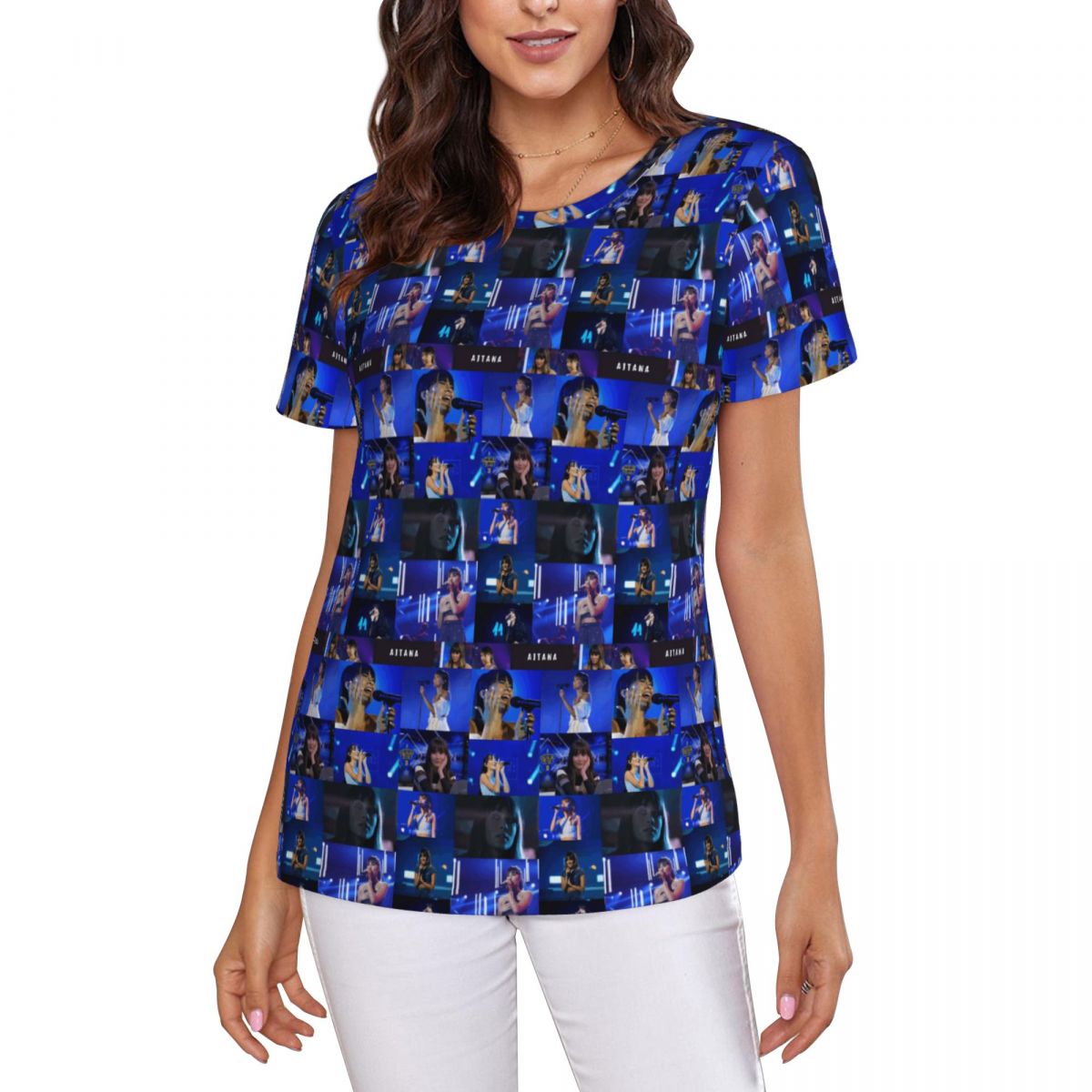 Summer Clothing In Spanish - Beauty Aitana Spanish Singer T-Shirt Women