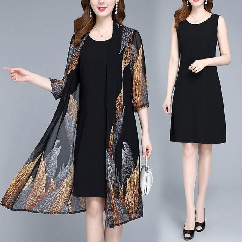 Summer Clothing Vintage - Fashion Two Piece Set Dress Sets