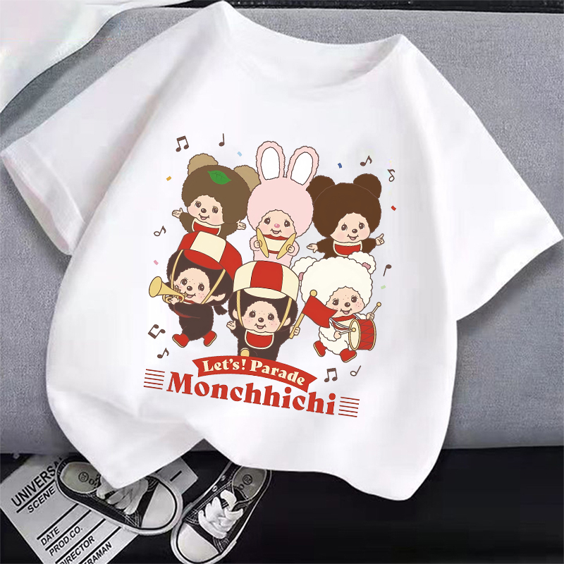 Summer Clothing Gifts - MONCHHICHI Short Sleeve T Shirt for
