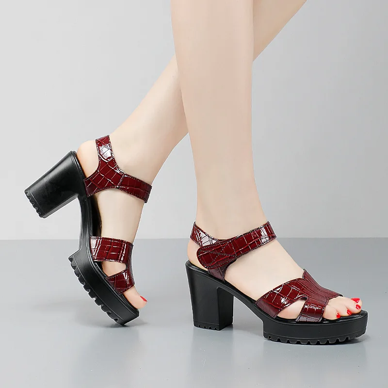 Summer Clothing Sale - 32-43 Genuine Leather Women Sandals Woman