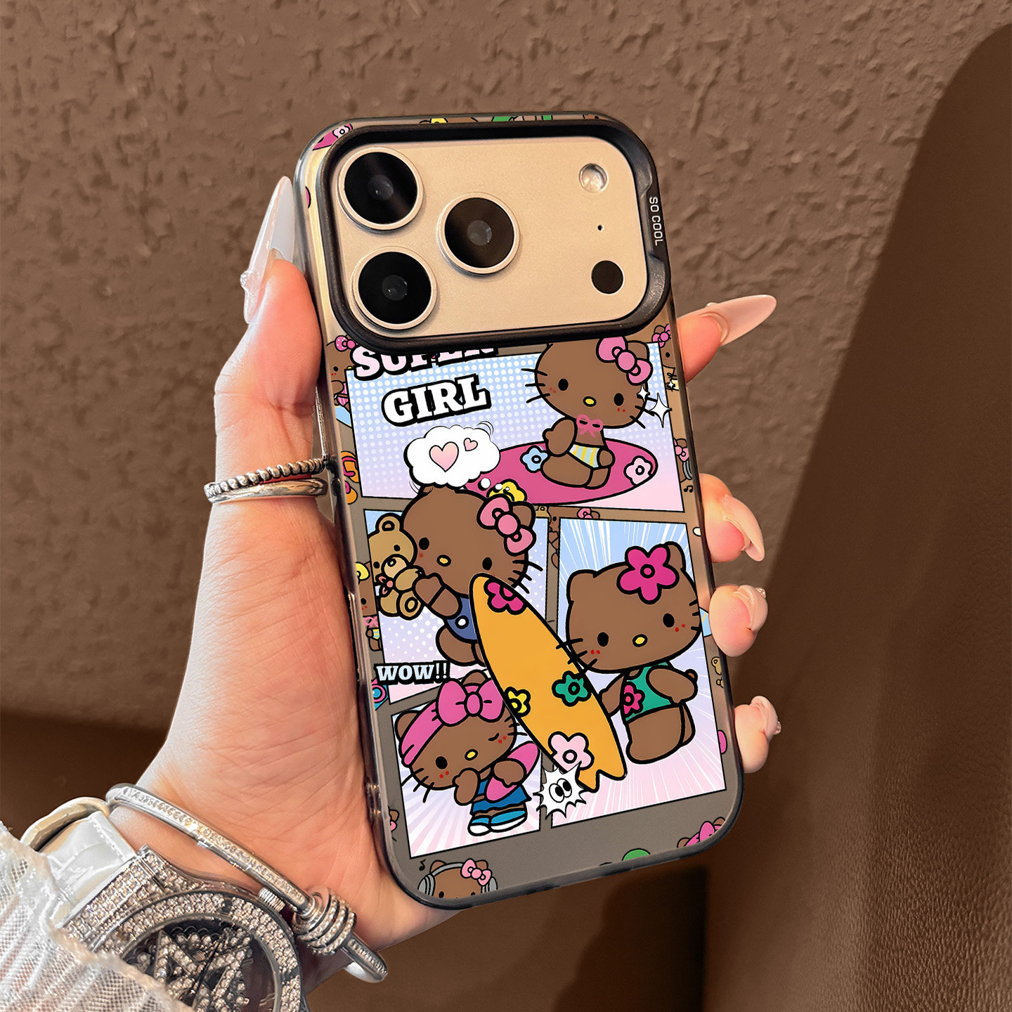Summer Closet - Summer Surf Hello Kitty Pattern Phone
