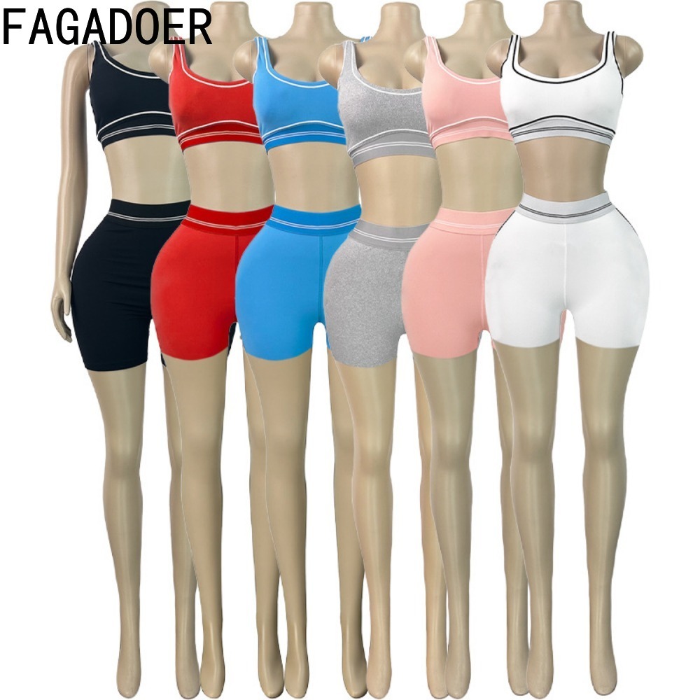 FAGADOER Fashion Patchwork Qua - Summer Yoga Clothing review and price