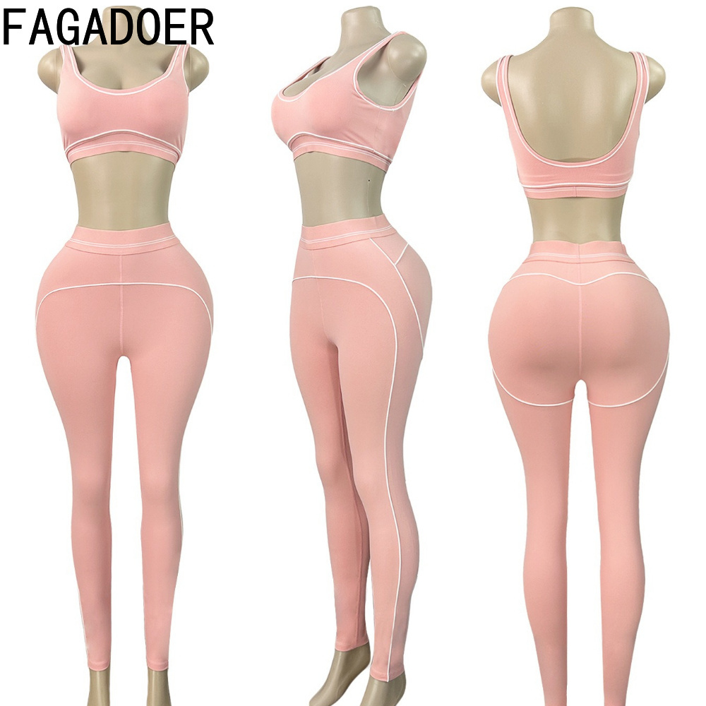 FAGADOER Fashion Patchwork Qua - Summer Yoga Clothing review and price