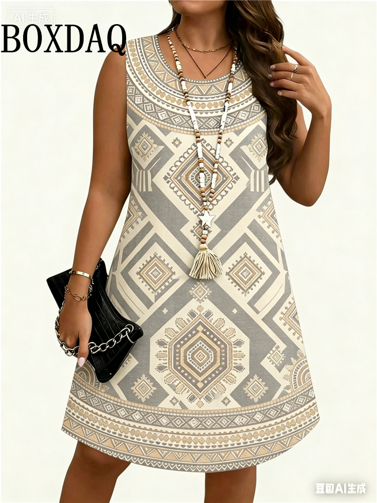 Ethnic Style Flowers 3D Print  - Summer Clothing Vintage review and price