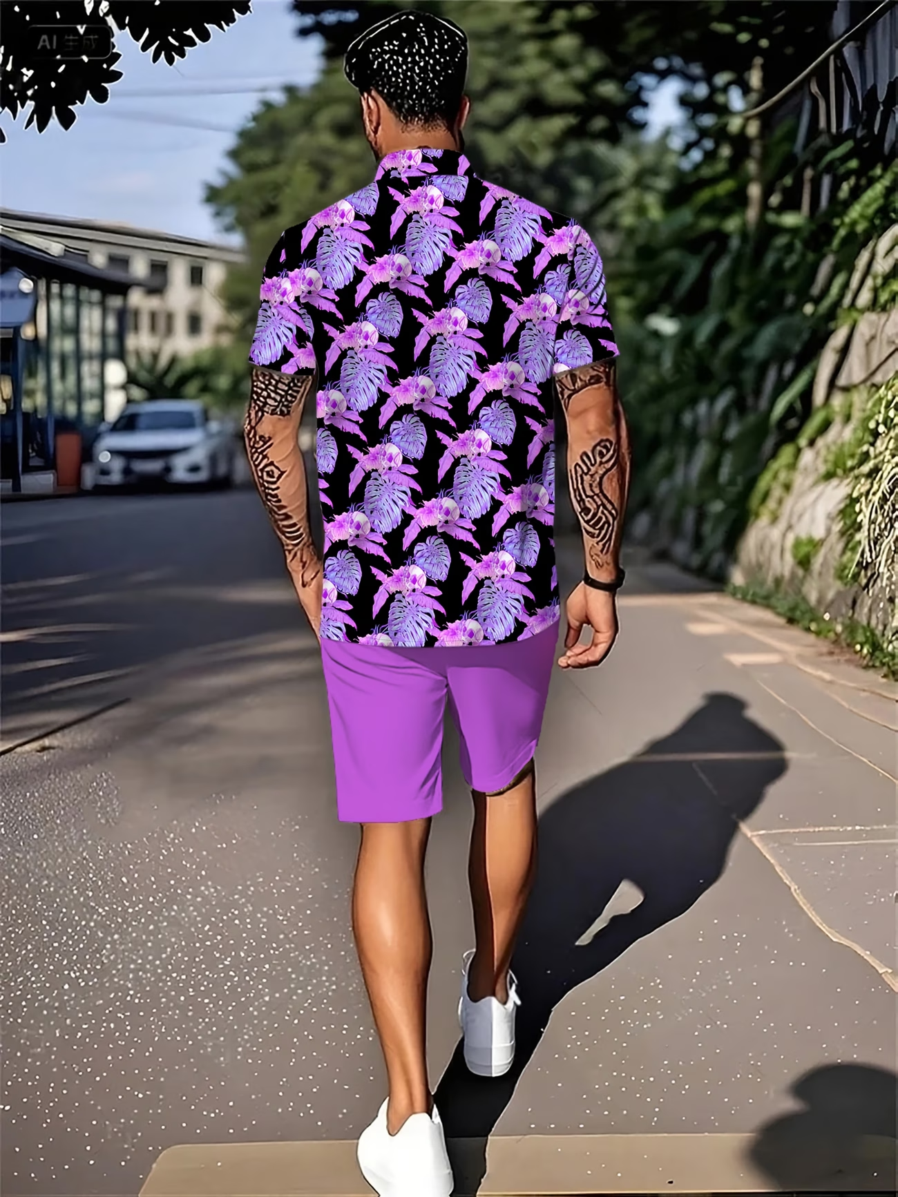 2026 New Men's 2 Piece Outfit  - Beach Shirt Hawaiian review and price