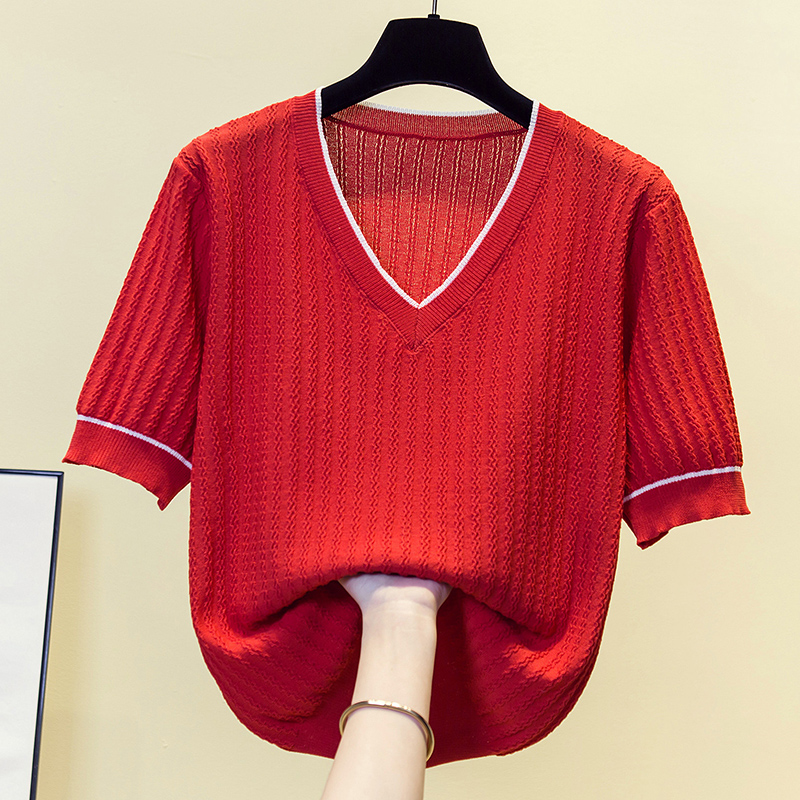Vintage Knit Sweater T-shirt W - Summer Clothing Yarn review and price