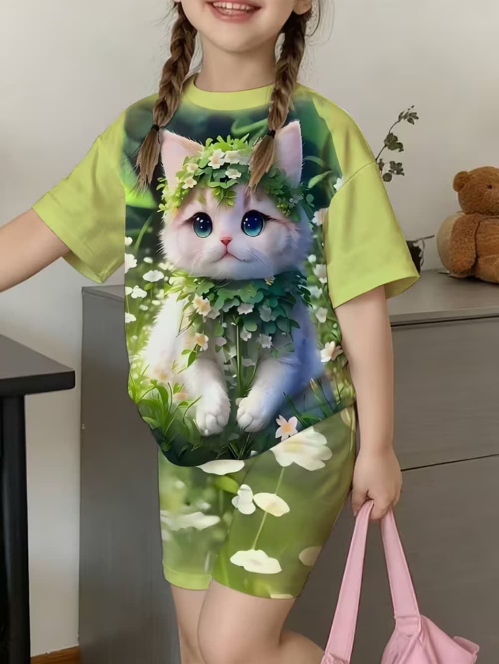 Children's T-Shirt Set Kawaii  - Summer Clothing List review and price