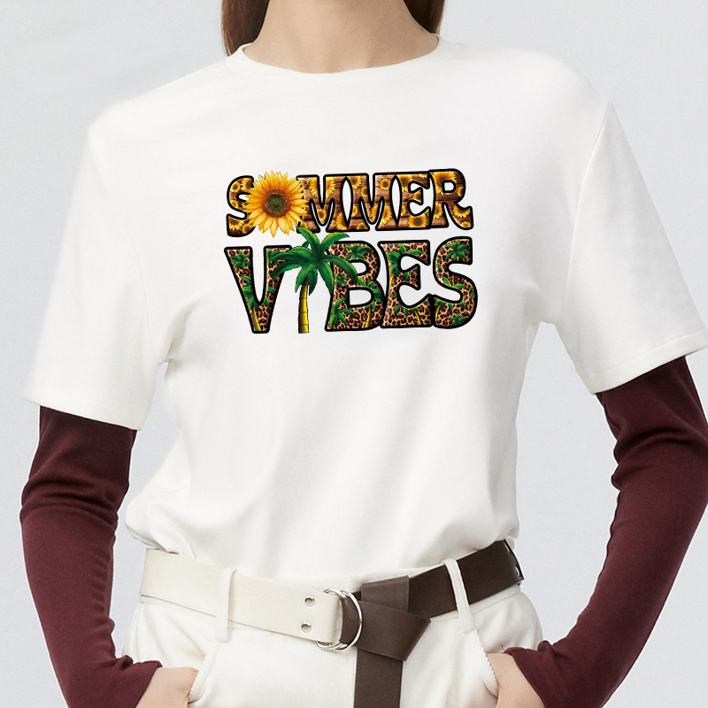 Summer Vibes Iron On Patches H - Summer Clothing Pictures review and price