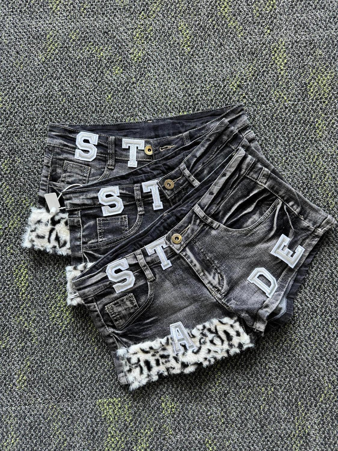 Y2k Embroidered Patch Denim Sh - Summer Clothing Vintage review and price