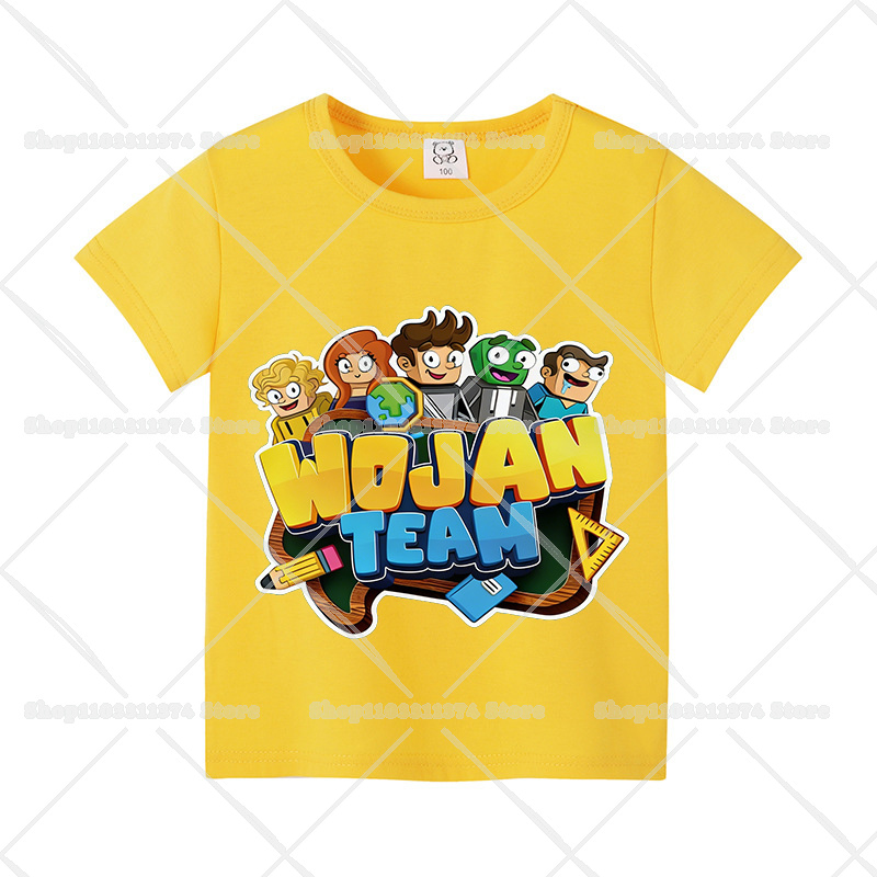 Wojans Team T-shirt Anime Roun - Summer Clothing Gifts review and price