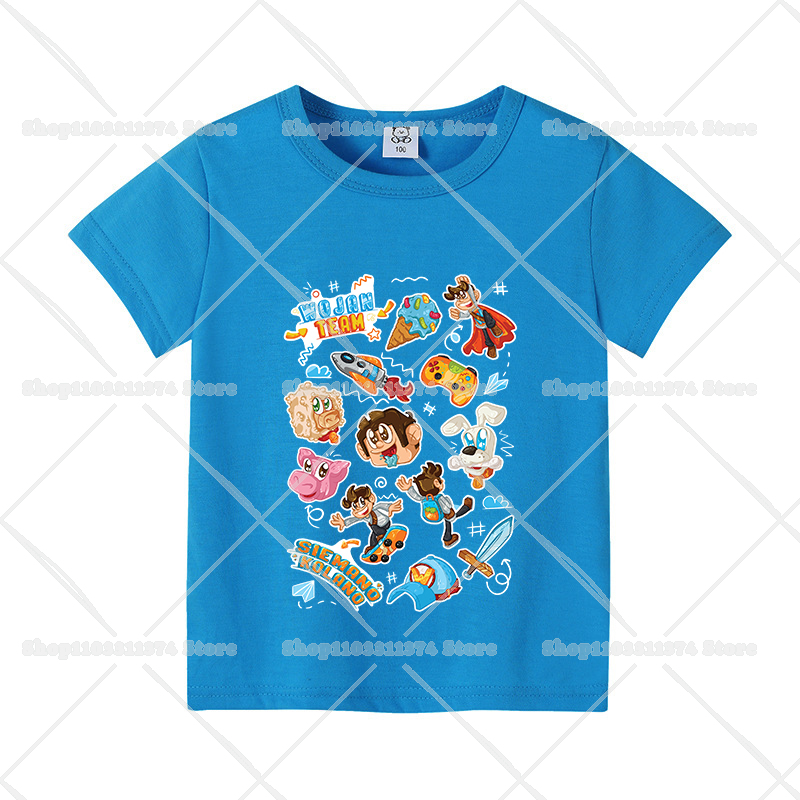 Wojans Team T-shirt Anime Roun - Summer Clothing Gifts review and price