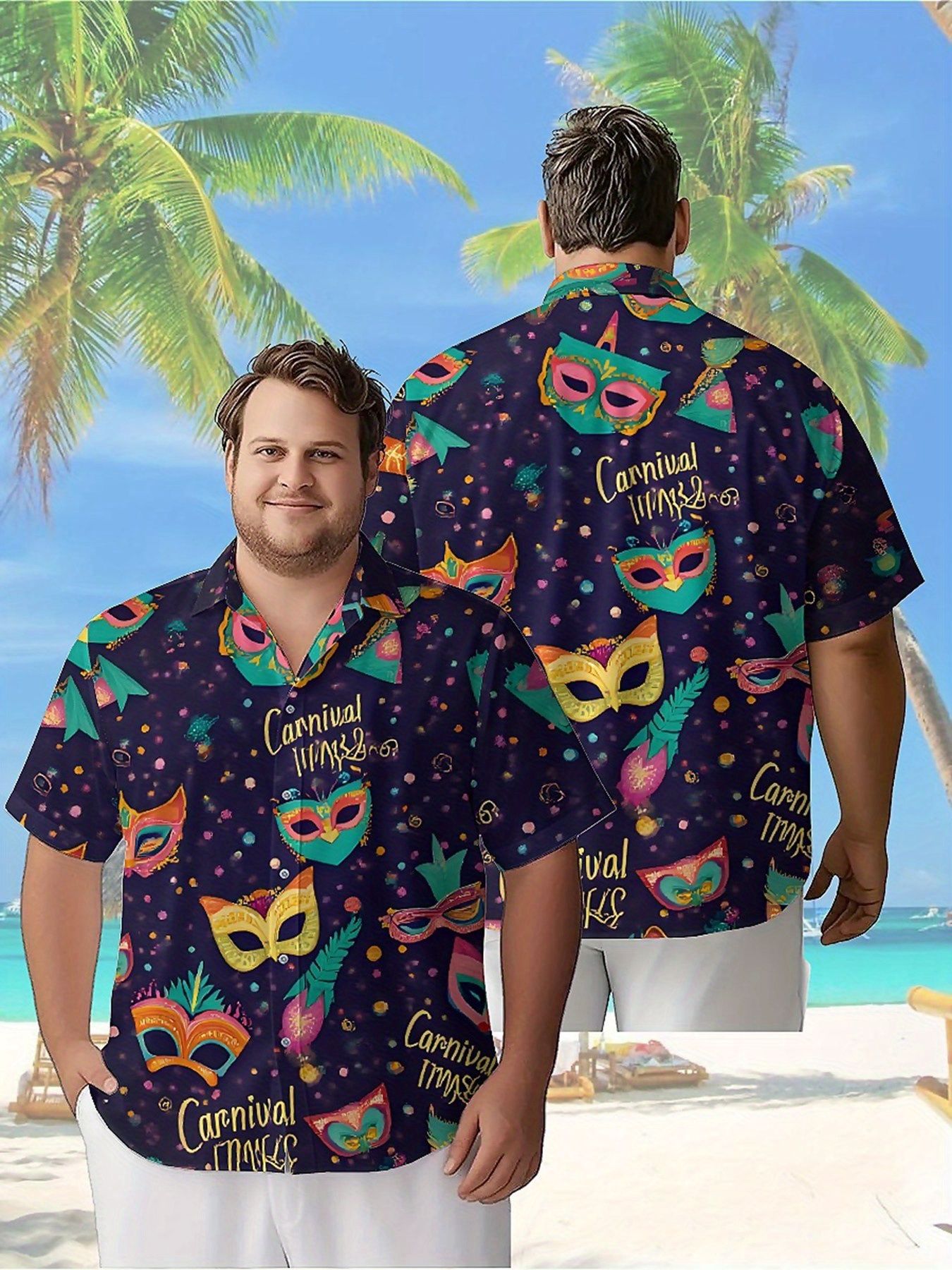 Men's Plus Size Hawaiian Shirt - Beach Shirt Hawaiian review and price
