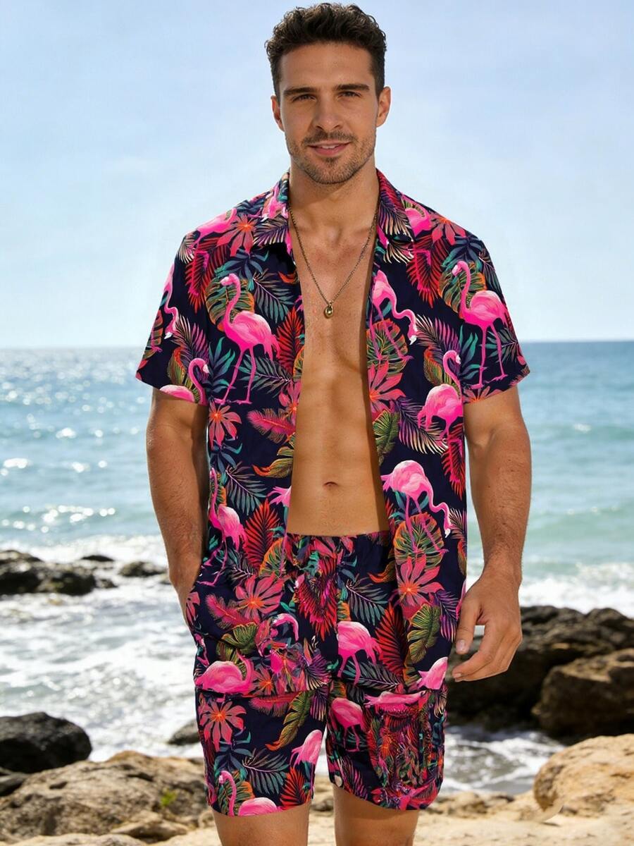 Mens Hawaiian Shirt And Shorts - Beach Shirt Hawaiian review and price