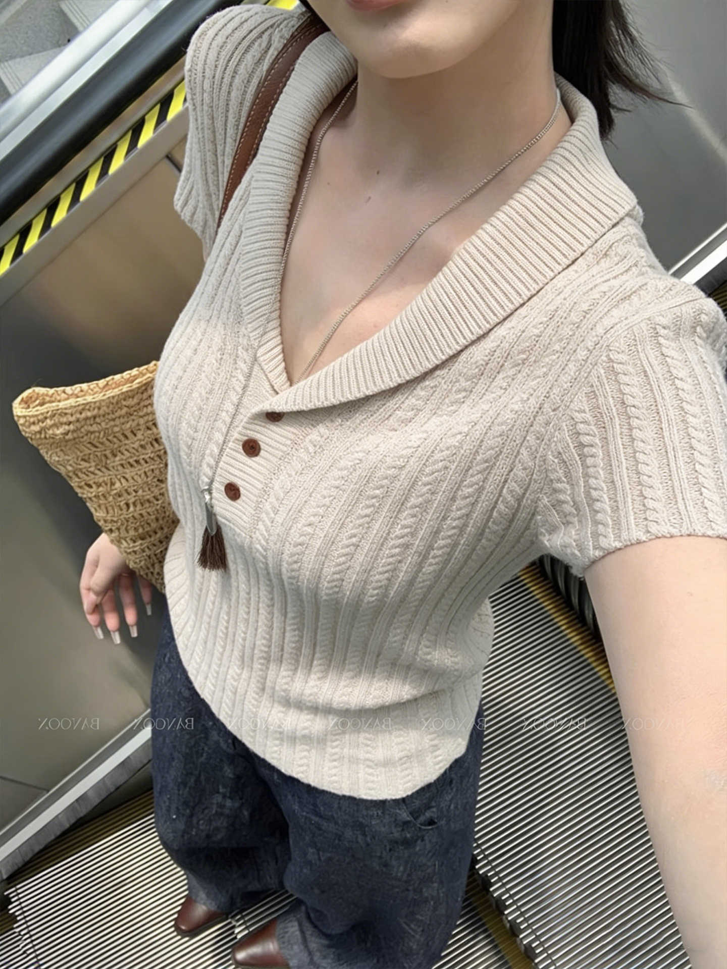 Knitted Sweater Women Pullover - Summer Clothing Yarn review and price