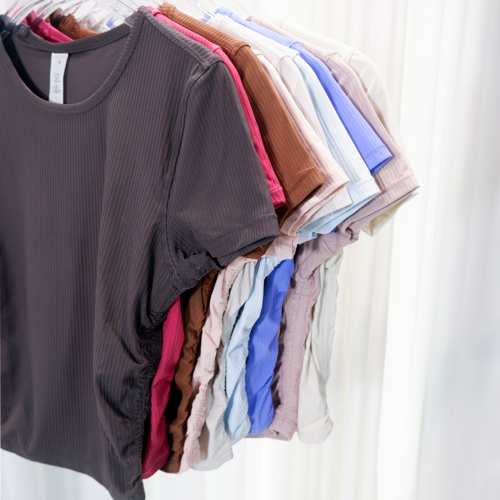 Waist-cinching Short Sleeve Sl - Summer Yoga Clothing review and price