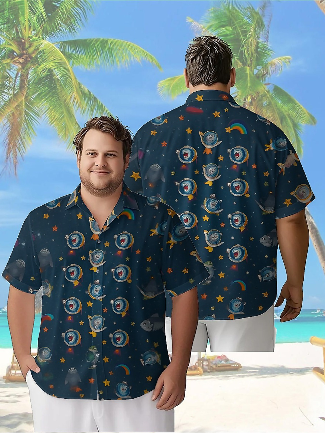 Men's Plus Size Hawaiian Shirt - Beach Shirt Hawaiian review and price