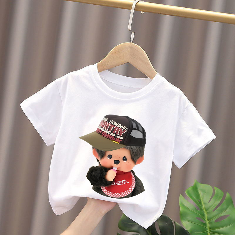 Monchhichi Kids T-shirts Anime - Summer Clothing Gifts review and price