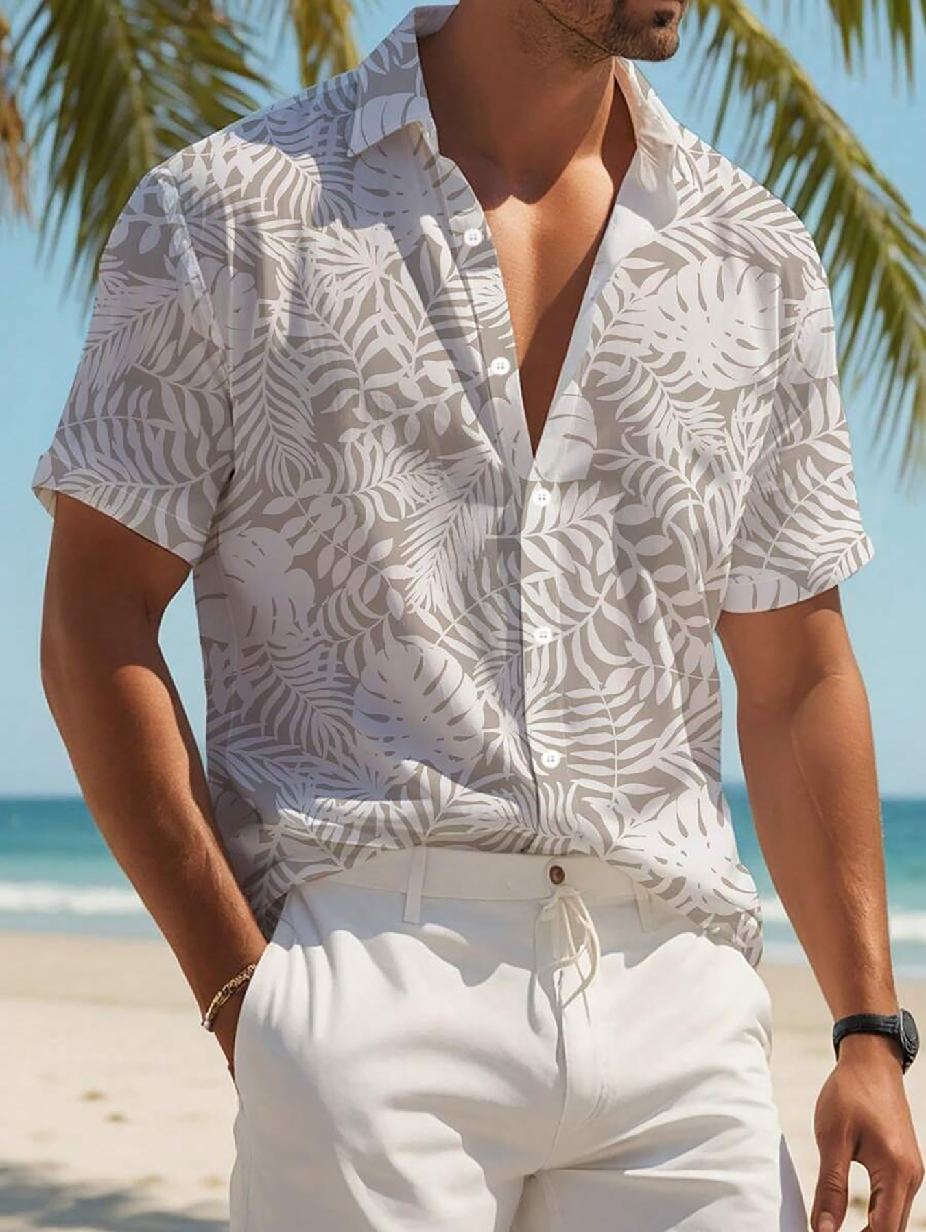 Summer Men's Casual Hawaiian S - Beach Shirt Hawaiian review and price