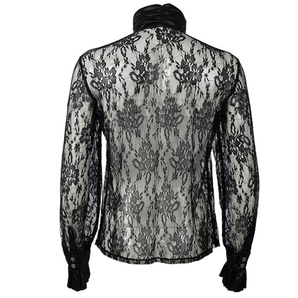 Medieval Men Lace Shirt With J - Summer Victorian Clothing review and price