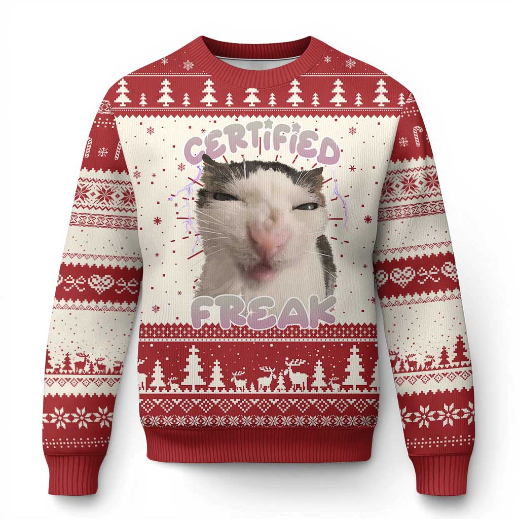 Xmas Cat Meme Ugly Christmas S - Summer Victorian Clothing review and price