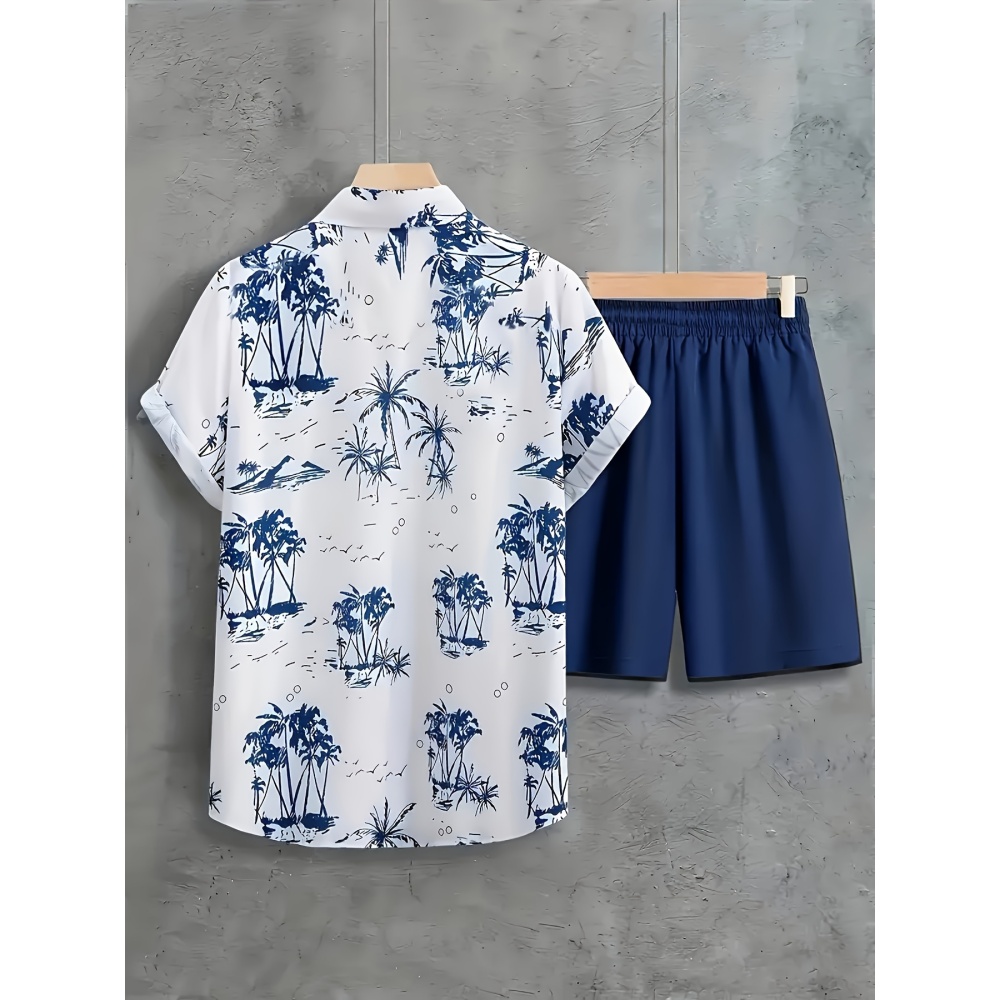 Summer Man Set Coconut Tree Fr - Beach Shirt Hawaiian review and price