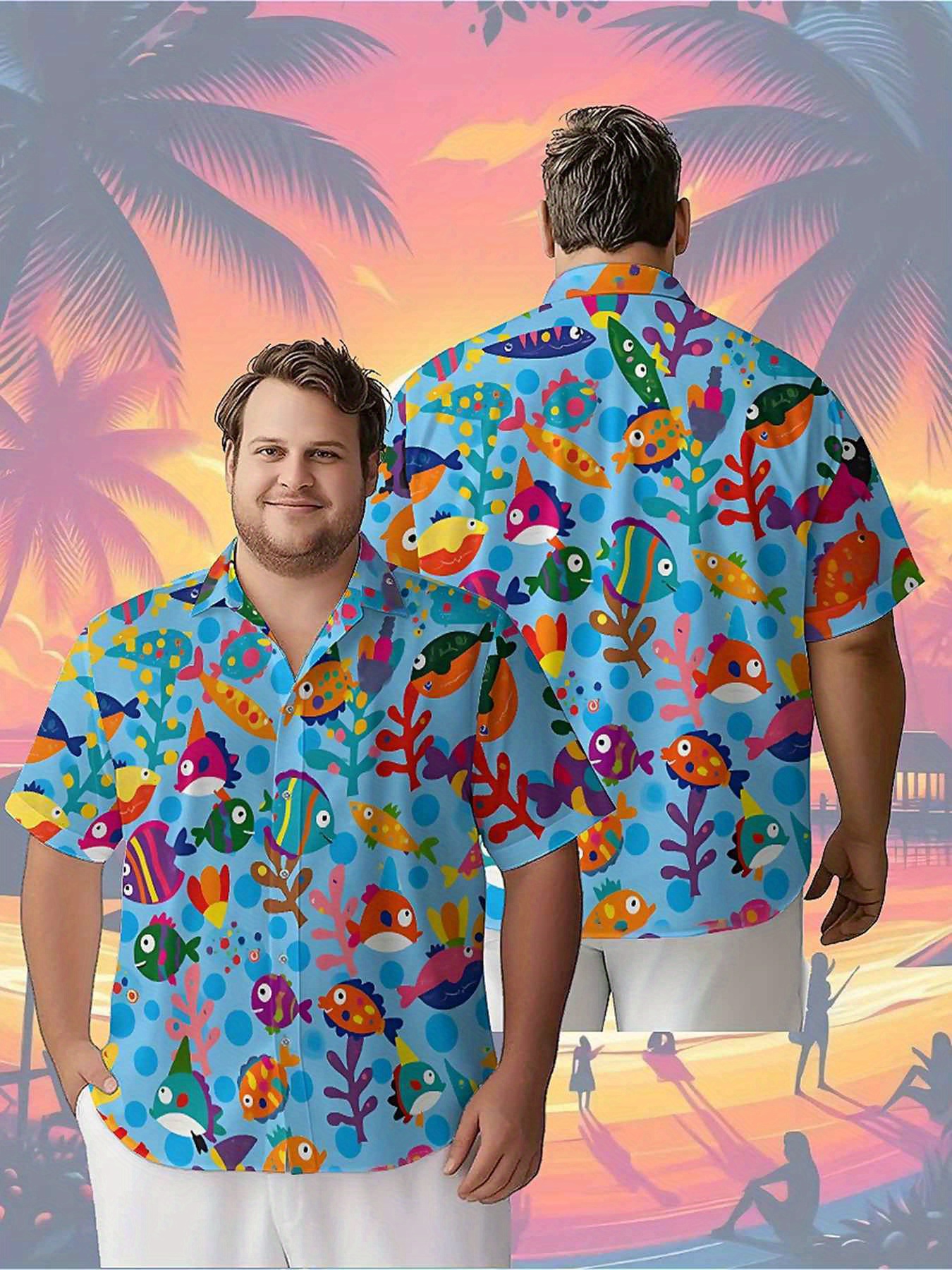 Men's Plus Size Hawaiian Shirt - Beach Shirt Hawaiian review and price