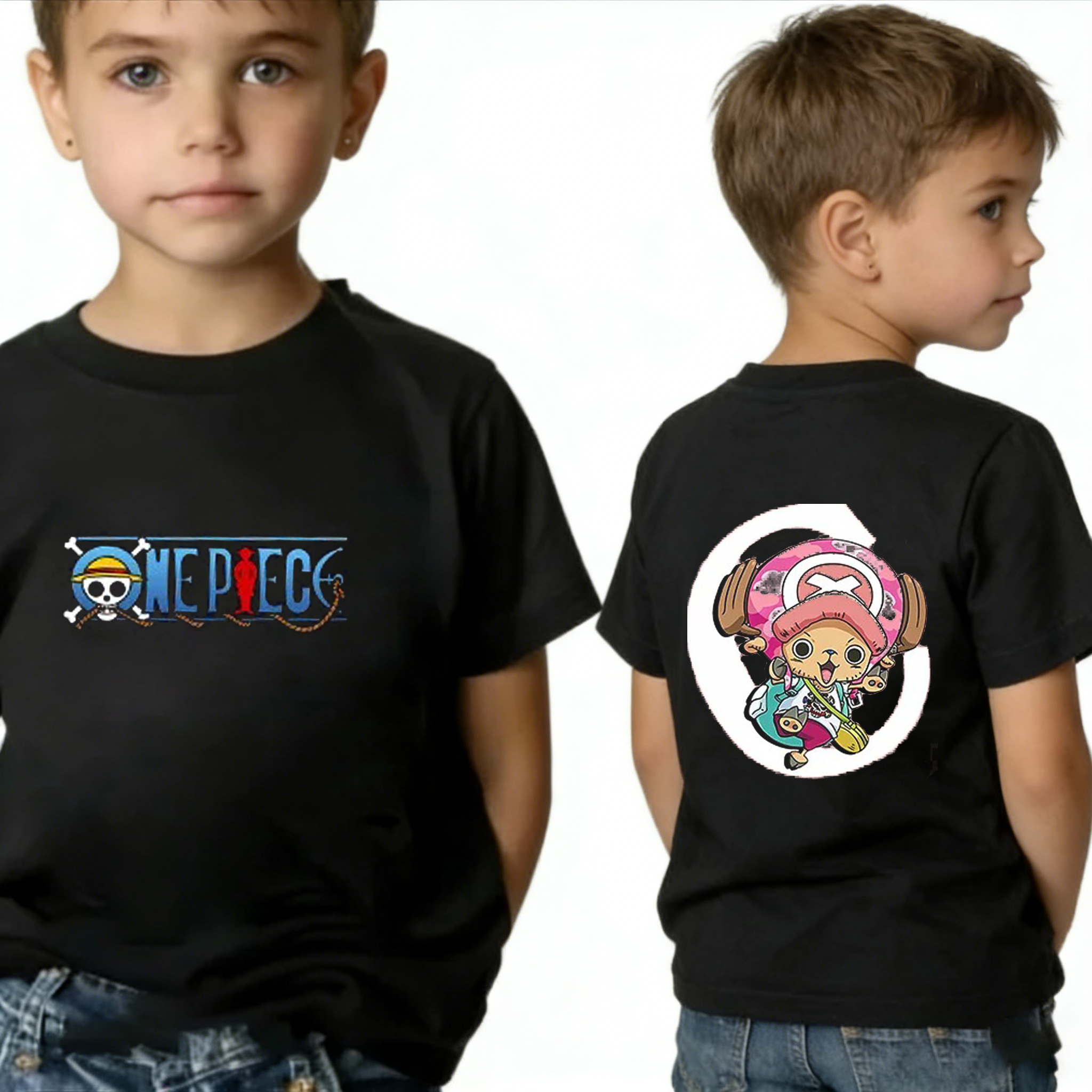 One Piece Boy's Girl's T Shirt - Summer Clothing Gifts review and price