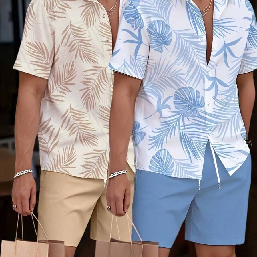 Mens Casual Hawaiian Shirt And - Beach Shirt Hawaiian review and price