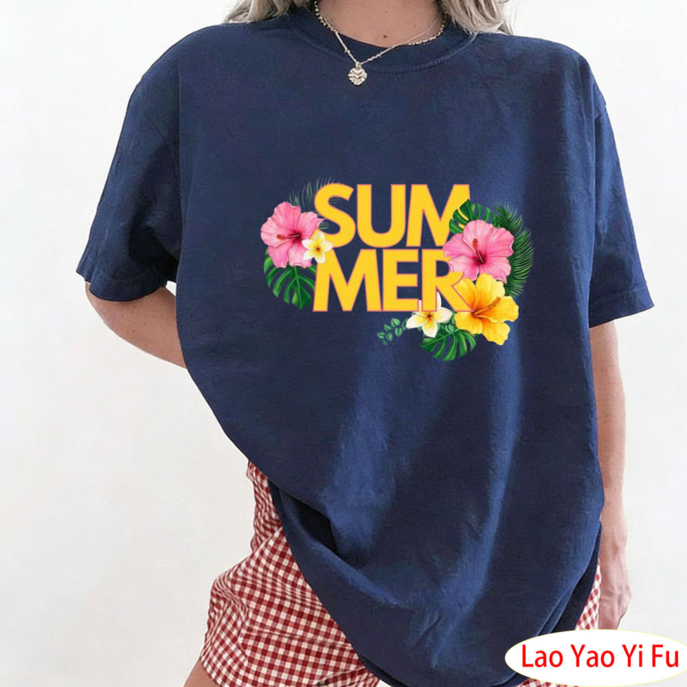 Summer Tropical Floral T-Shirt - Summer Clothing Resort review and price