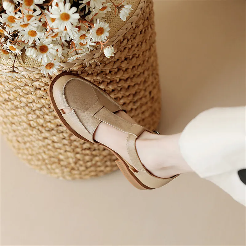 2023 Summer Sandals Cowhide Ro - Summer Closet review and price