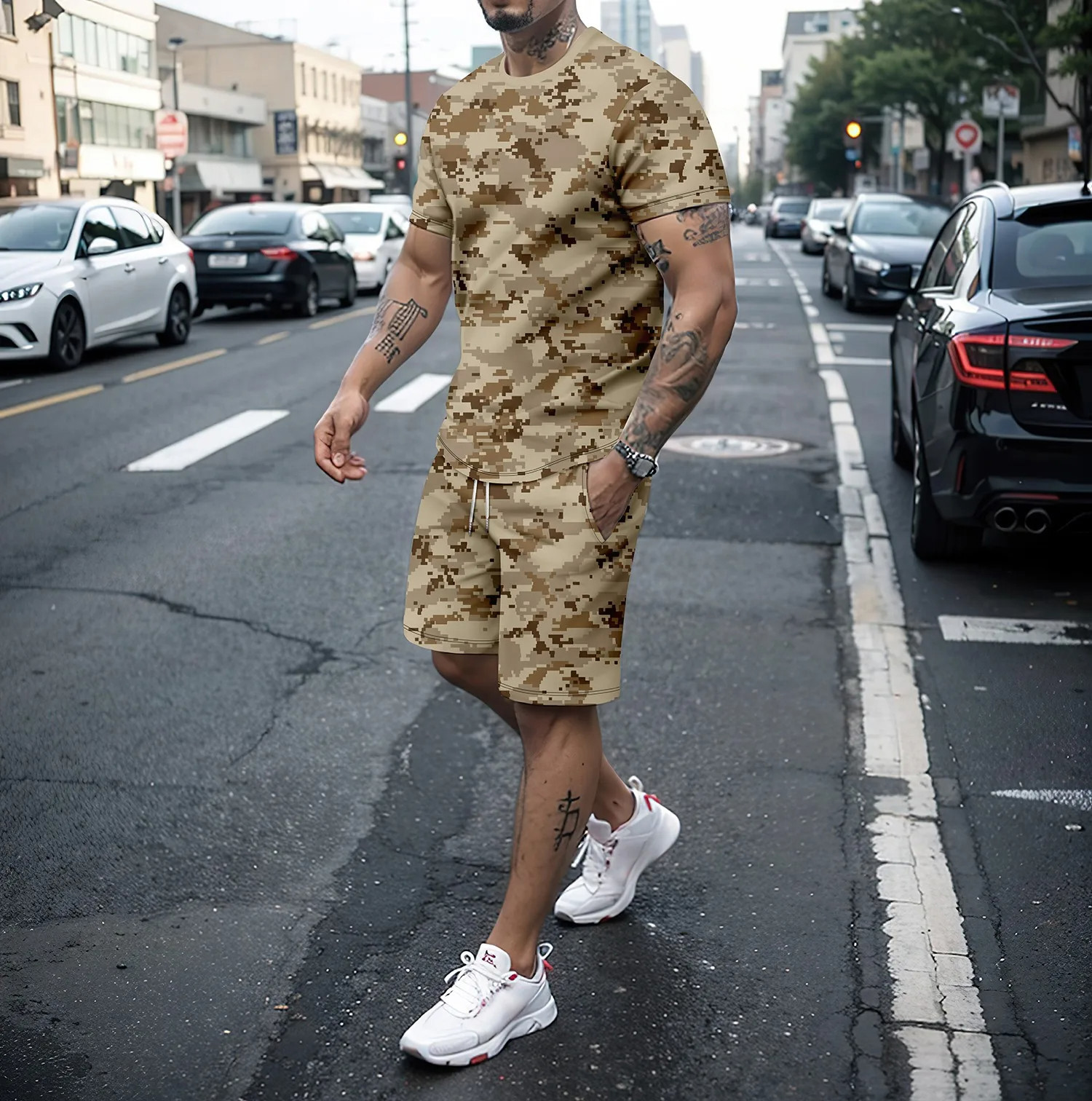 Camouflage Outdoor Tracksuits  - Summer Clothing Petite review and price