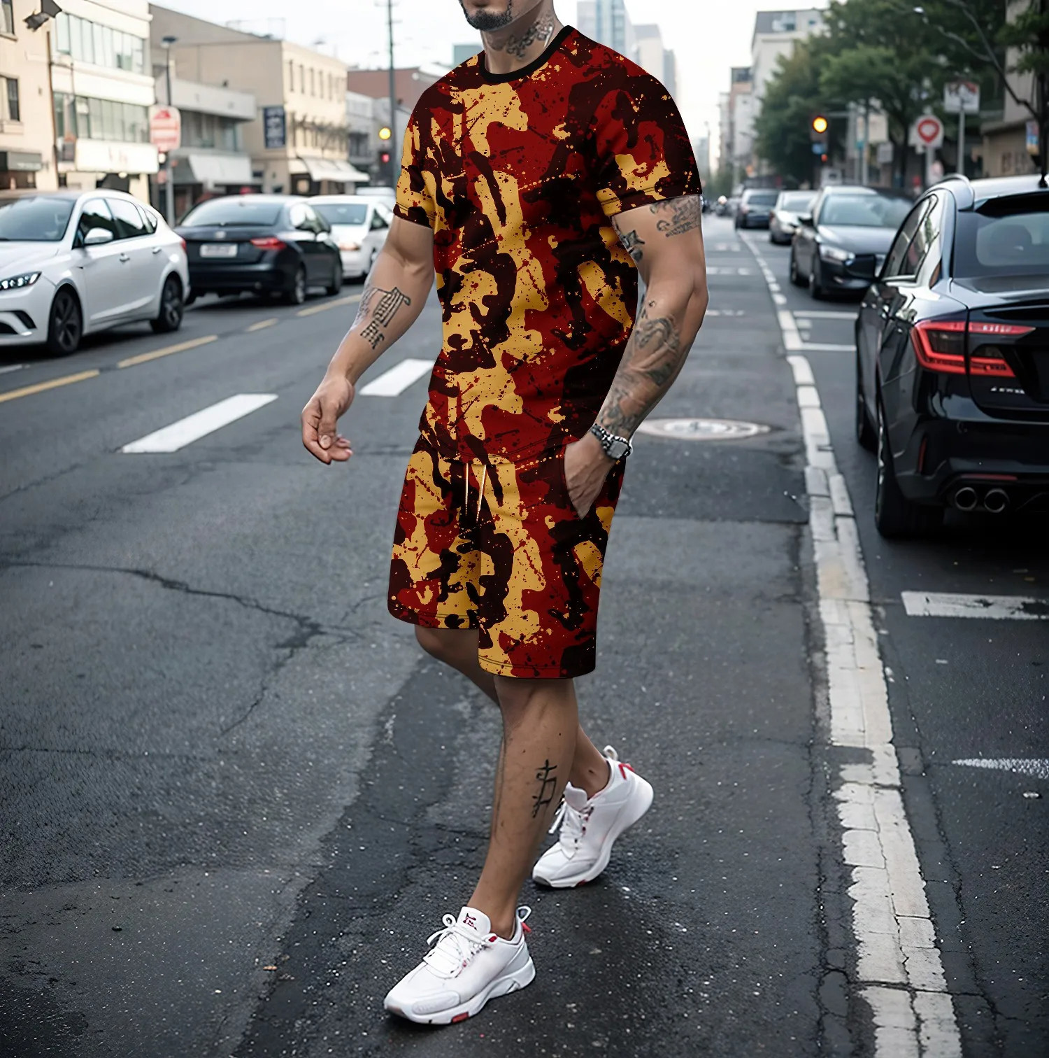 Camouflage Outdoor Tracksuits  - Summer Clothing Petite review and price