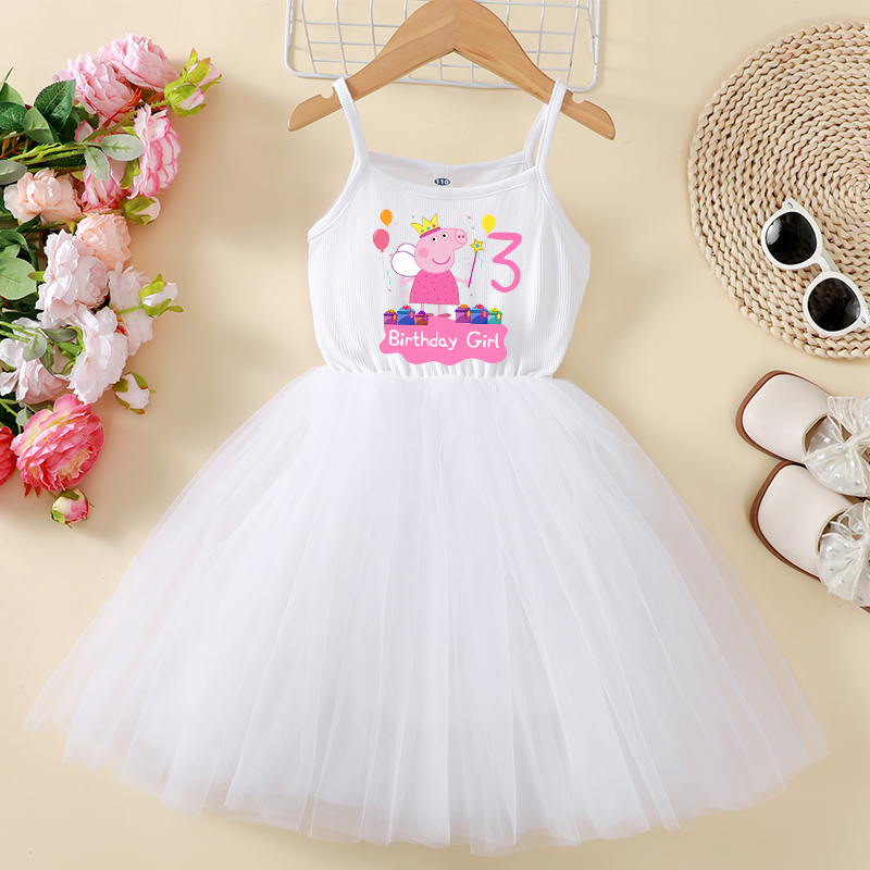 Peppa Pigs Dress Birthday Numb - Summer Clothing Gifts review and price