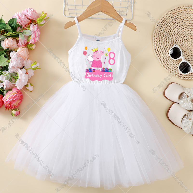 Peppa Pigs Dress Birthday Numb - Summer Clothing Gifts review and price