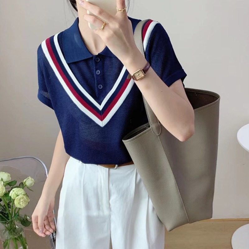 Aesthetic Splicing Baggy Women - Summer Clothing Aesthetic review and price