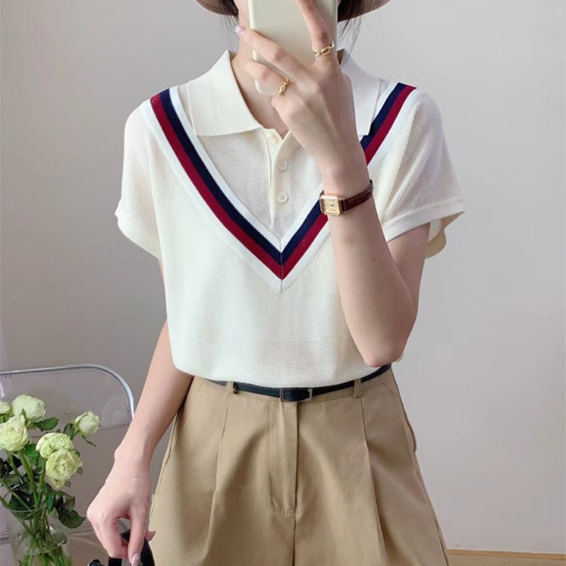 Aesthetic Splicing Baggy Women - Summer Clothing Aesthetic review and price