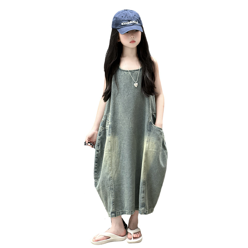 Vintage Blue Children Girls Hi - Summer Clothing Vintage review and price