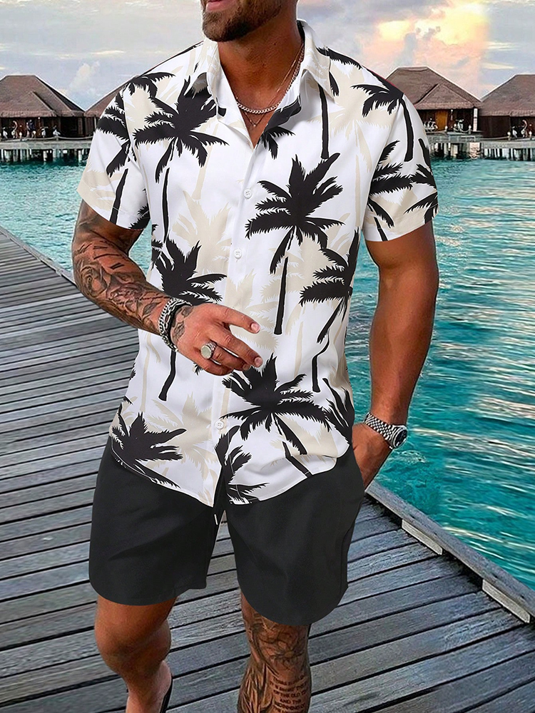 Men's Hawaiian Short-sleeved S - Beach Shirt Hawaiian review and price