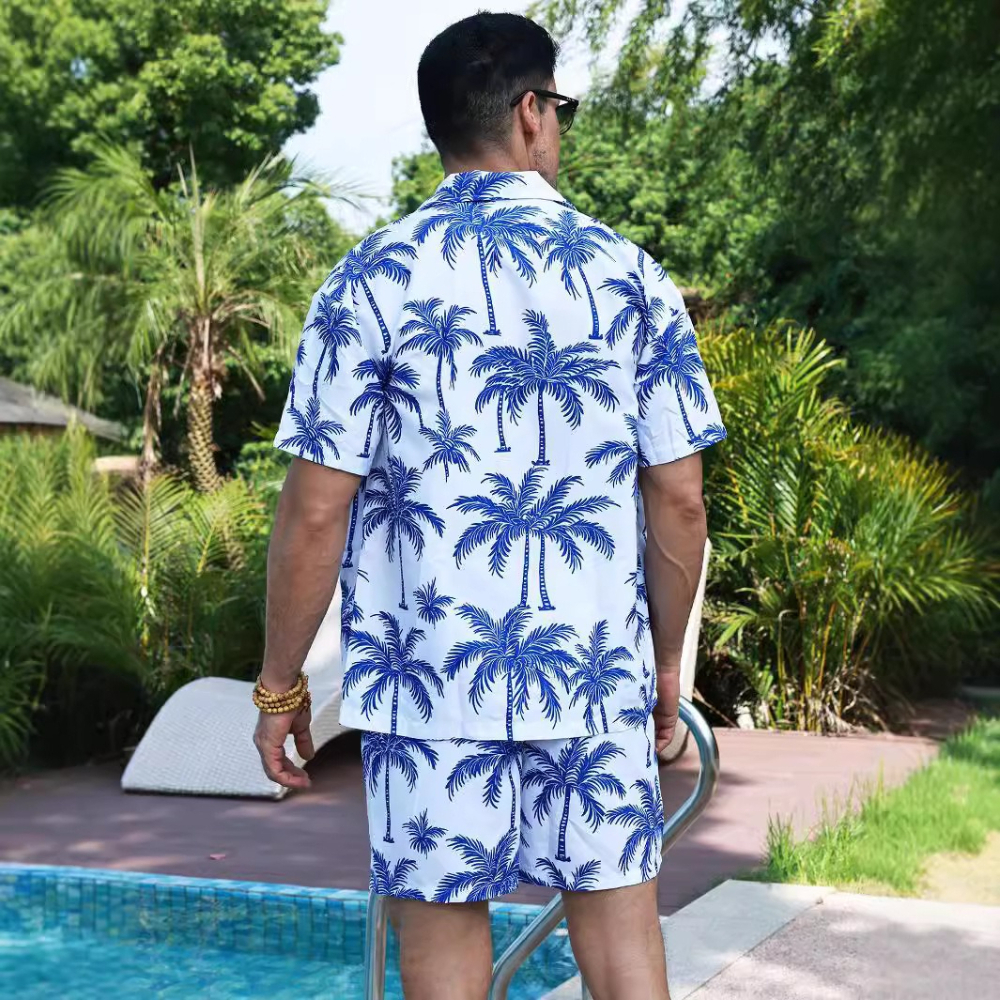Hawaiian Style Printed Coconut - Beach Shirt Hawaiian review and price