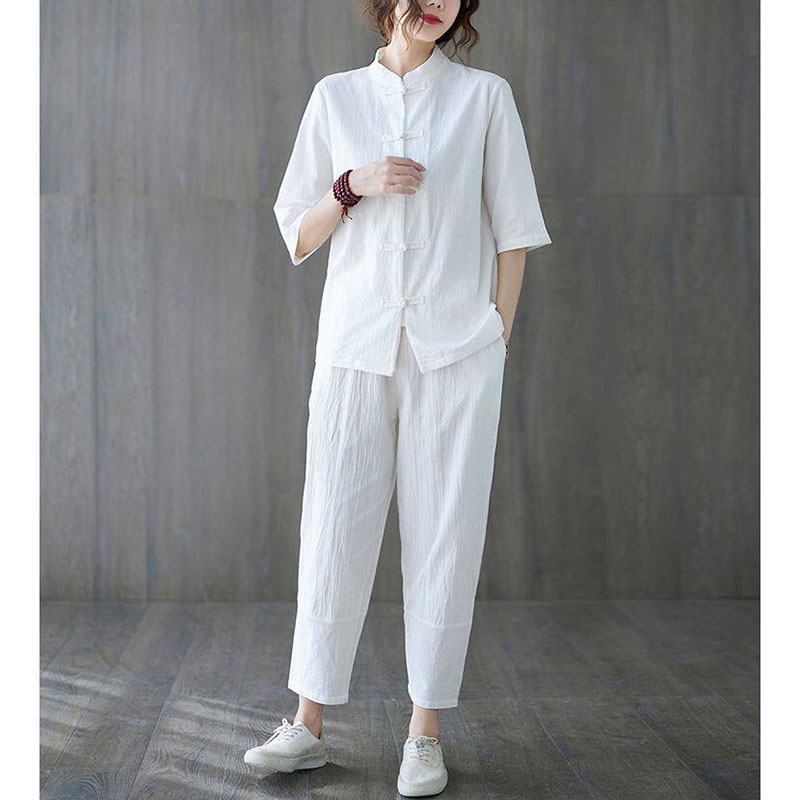2pcs Buddhist Women's Clothing - Summer Yoga Clothing review and price