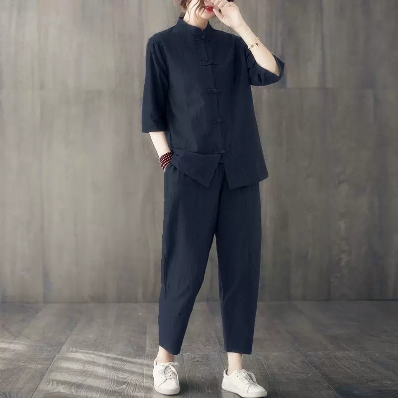 2pcs Buddhist Women's Clothing - Summer Yoga Clothing review and price