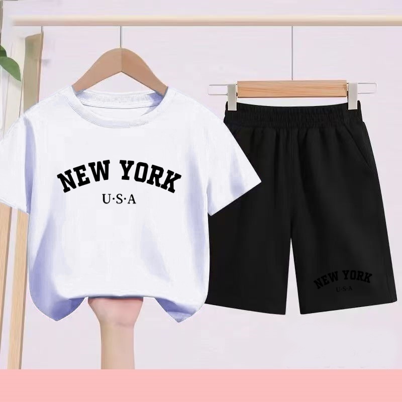 Children's Summer T-shirt + Sh - Summer Clothing Images review and price
