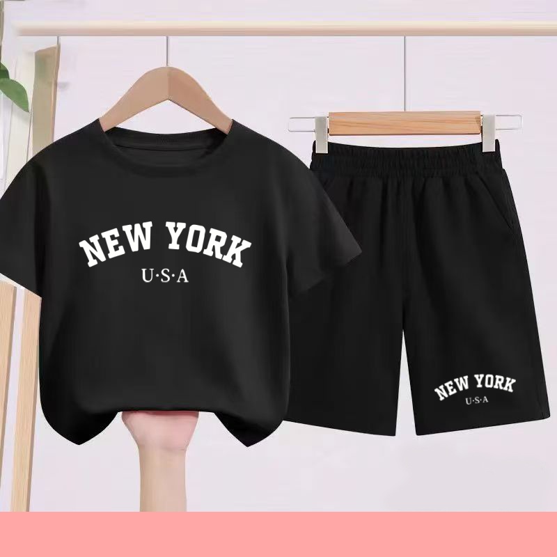 Children's Summer T-shirt + Sh - Summer Clothing Images review and price