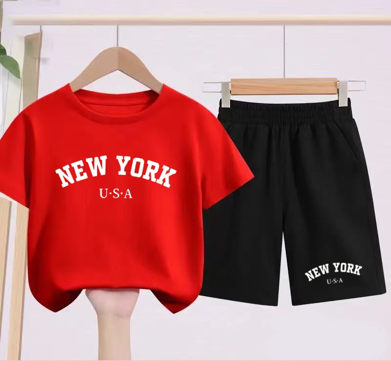 Children's Summer T-shirt + Sh - Summer Clothing Images review and price