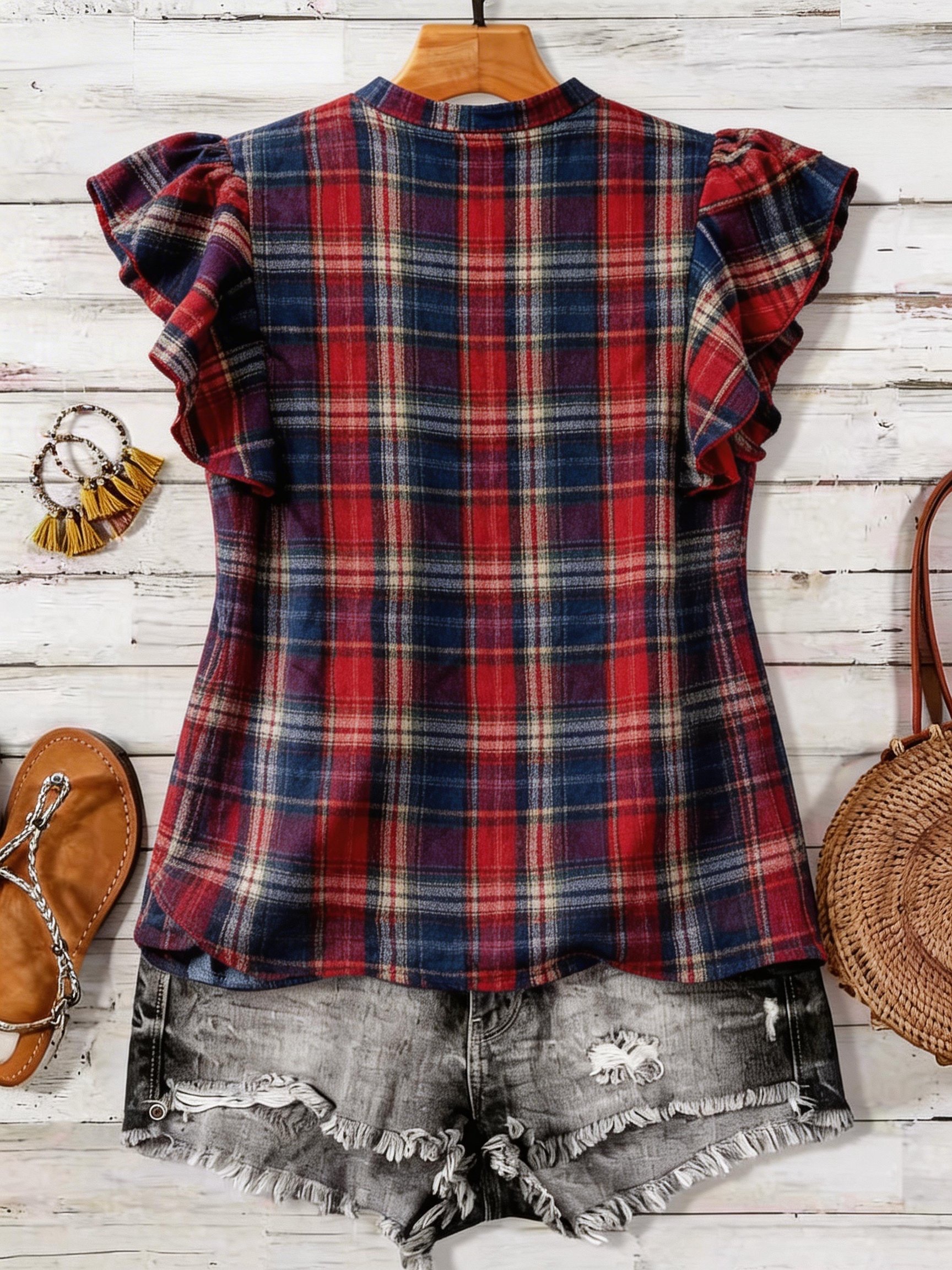 plus Size Retro round Neck Pri - Summer Clothing Vintage review and price