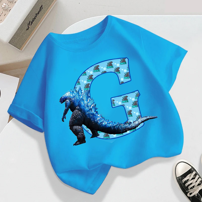 Godzillas Children T Shirt Boy - Summer Clothing Gifts review and price
